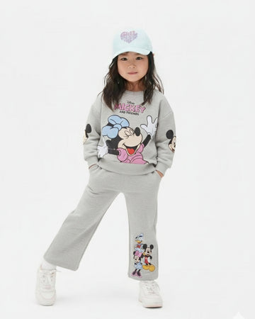 DISNEY HEAVY COTTON SWEATSHIRT & JOGGER SET
