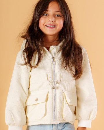 OFF-WHITE JACKET FOR GIRLS