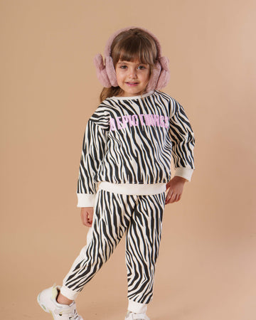 (SET)COTTON SWEATSHIRT AND JOGGER