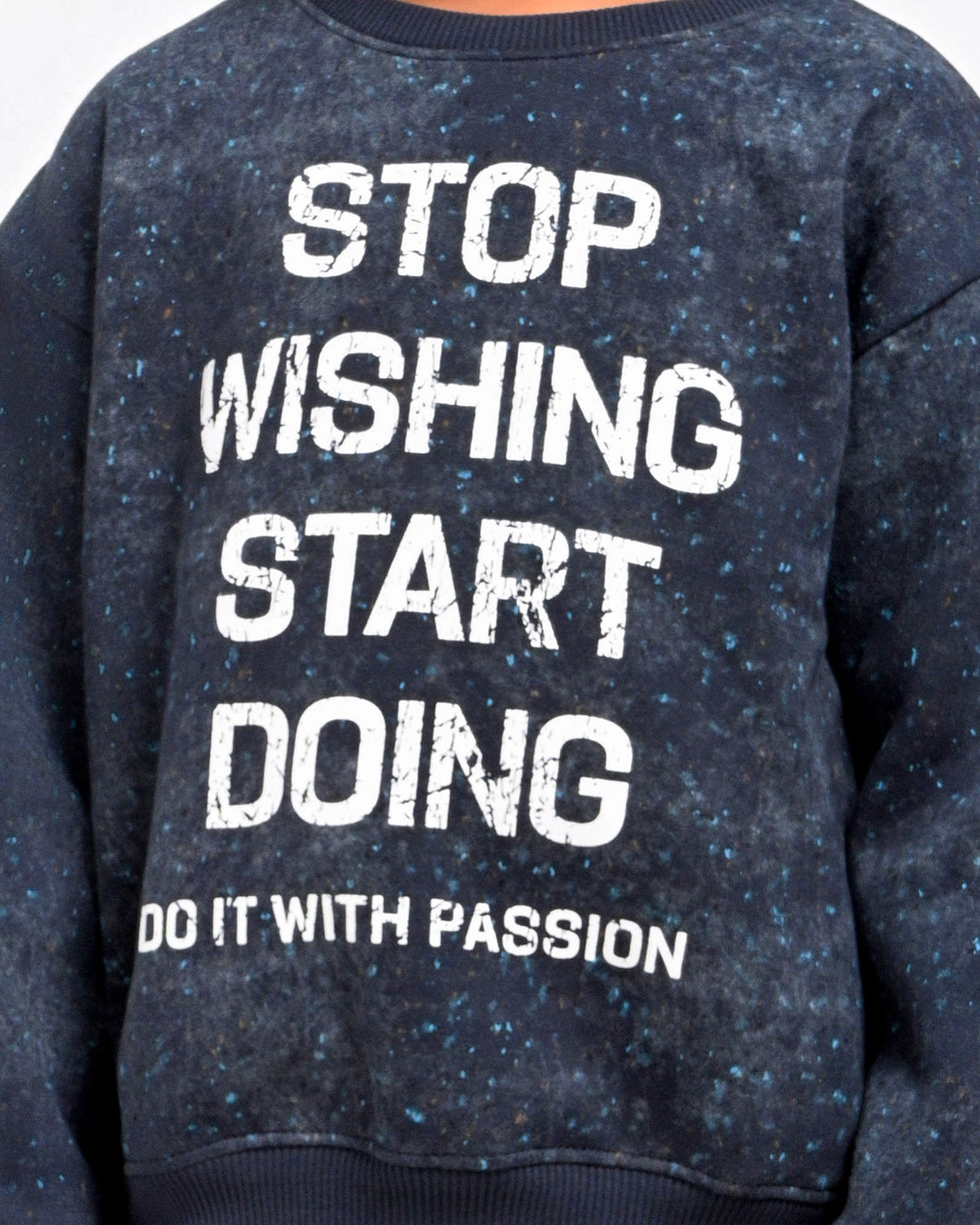 TIE-DYE cotton sweatshirt