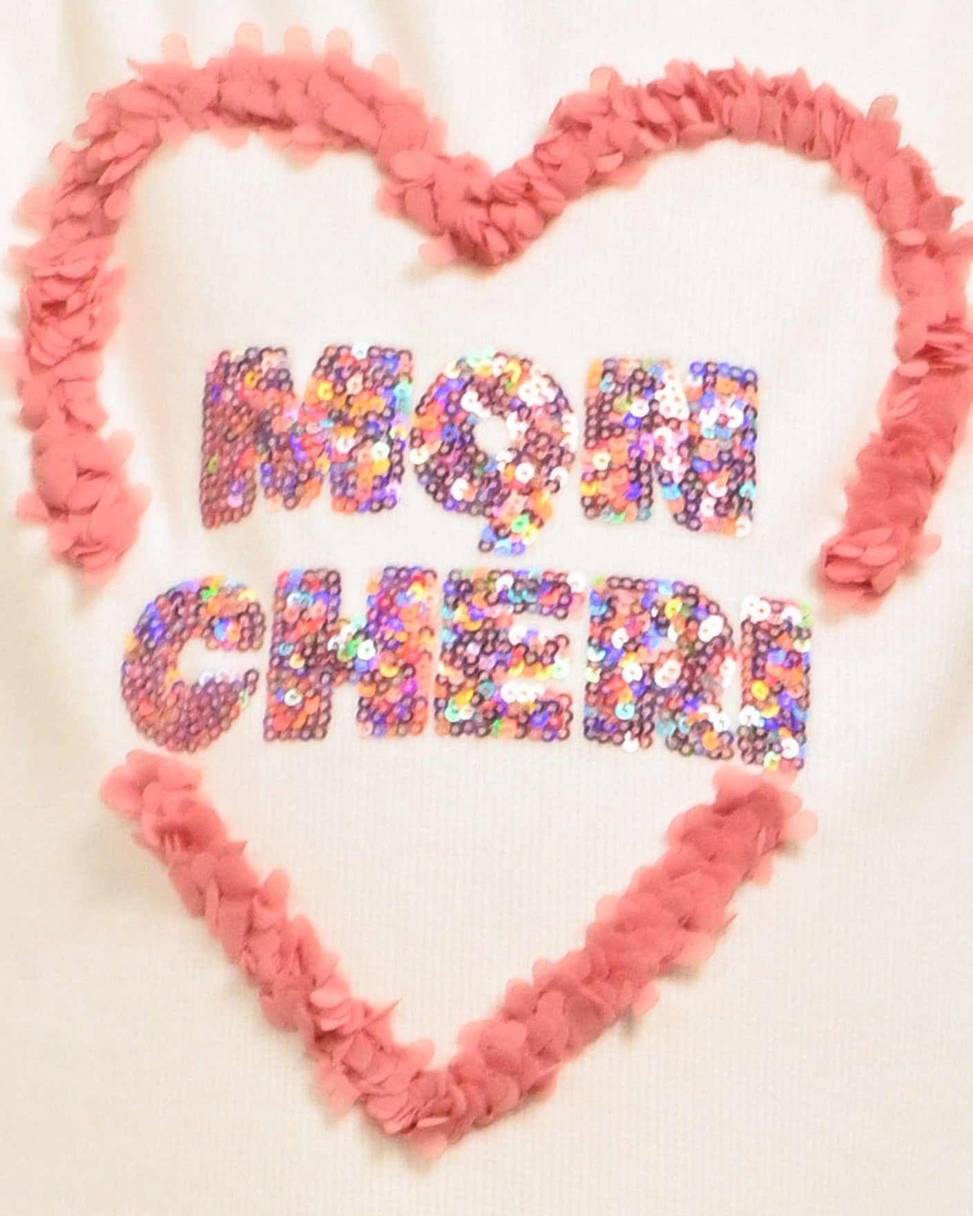 COTTON SWEATSHIRT With Sequines