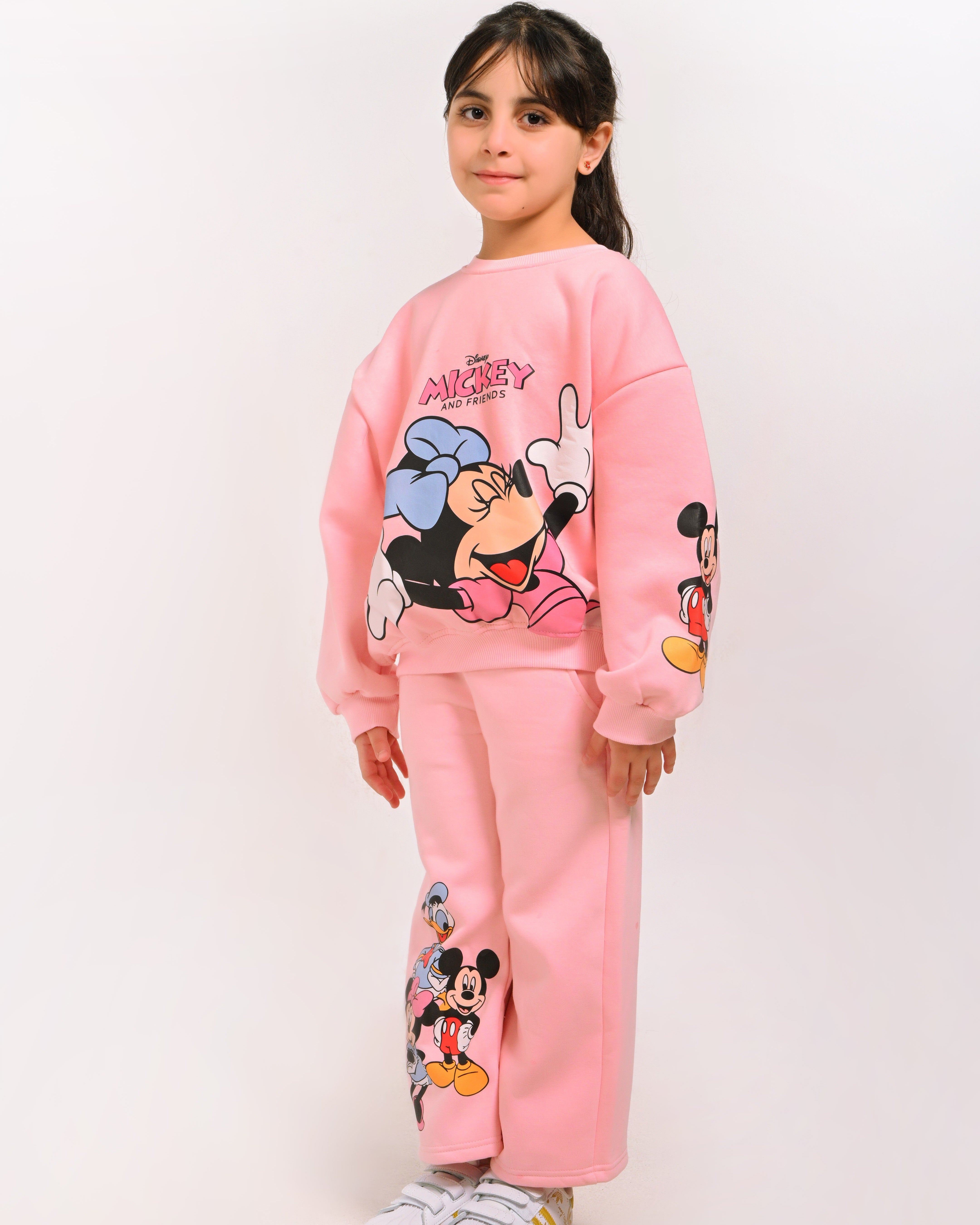 DISNEY HEAVY COTTON SWEATSHIRT & JOGGER SET