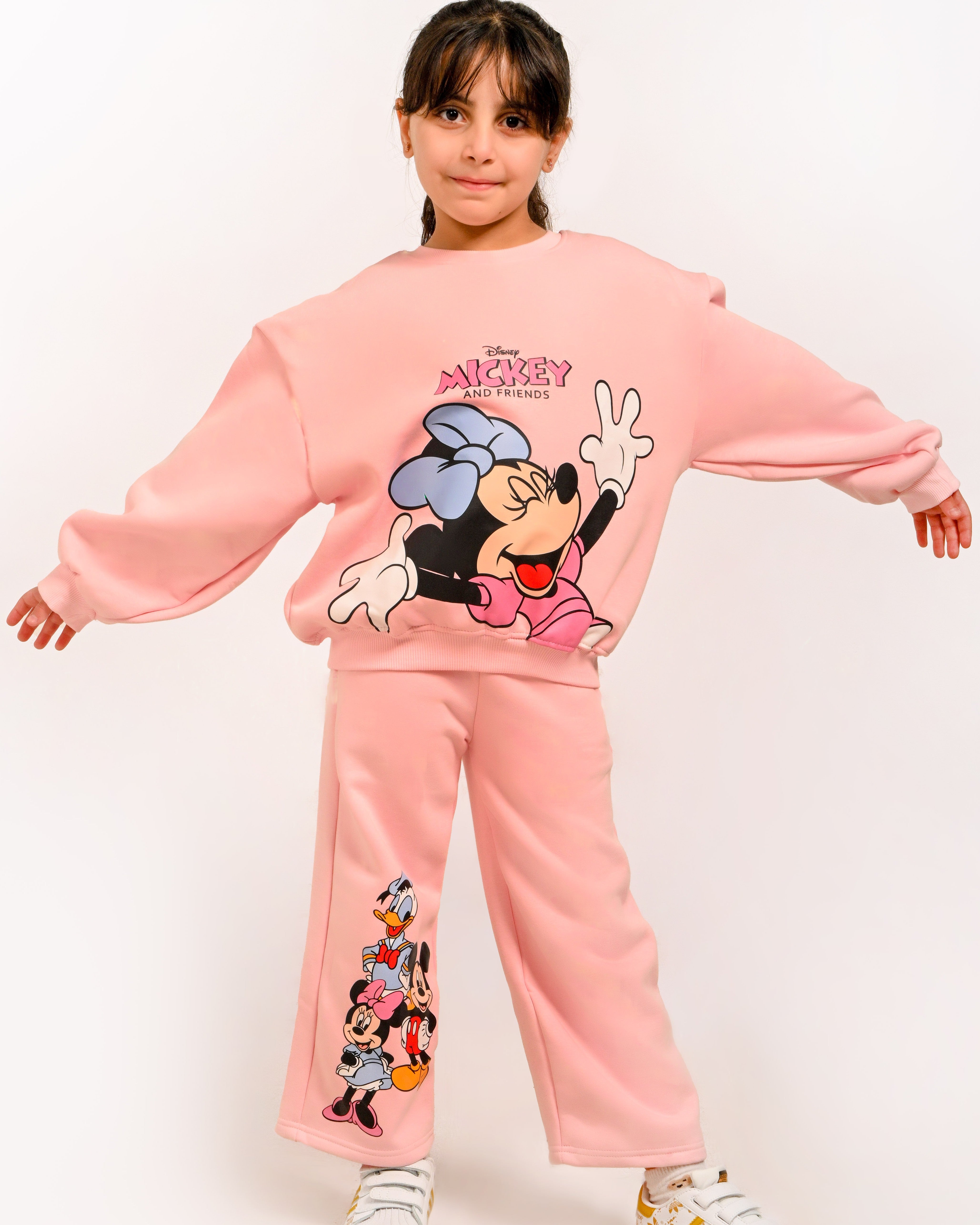 DISNEY HEAVY COTTON SWEATSHIRT & JOGGER SET