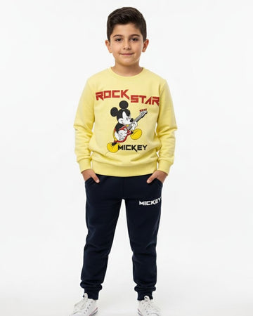 (Mickey )COTTON SWEATSHIRT AND JOGGER SET