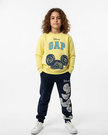DISNEY HEAVY COTTON SWEATSHIRT AND JOGGER SET