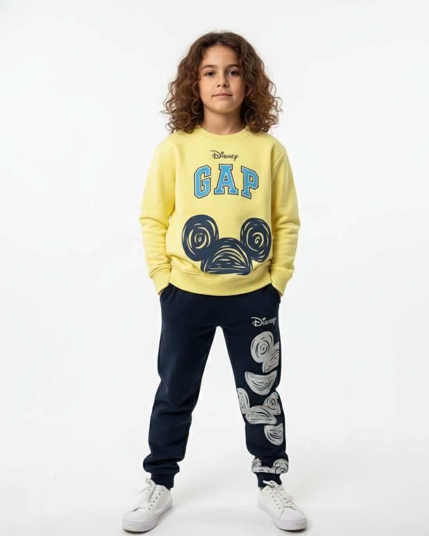 DISNEY HEAVY COTTON SWEATSHIRT AND JOGGER SET