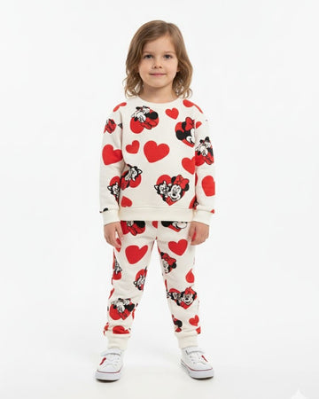 DISNEY COTTON SWEATSHIRT AND JOGGER SET