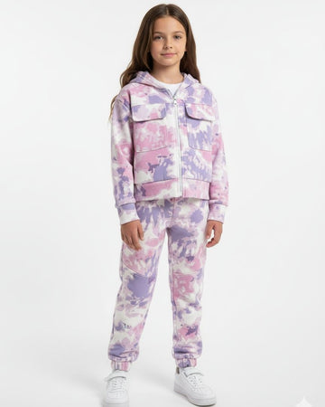 (Set) Tie-dye COTTON SWEATSHIRT & JOGGER
