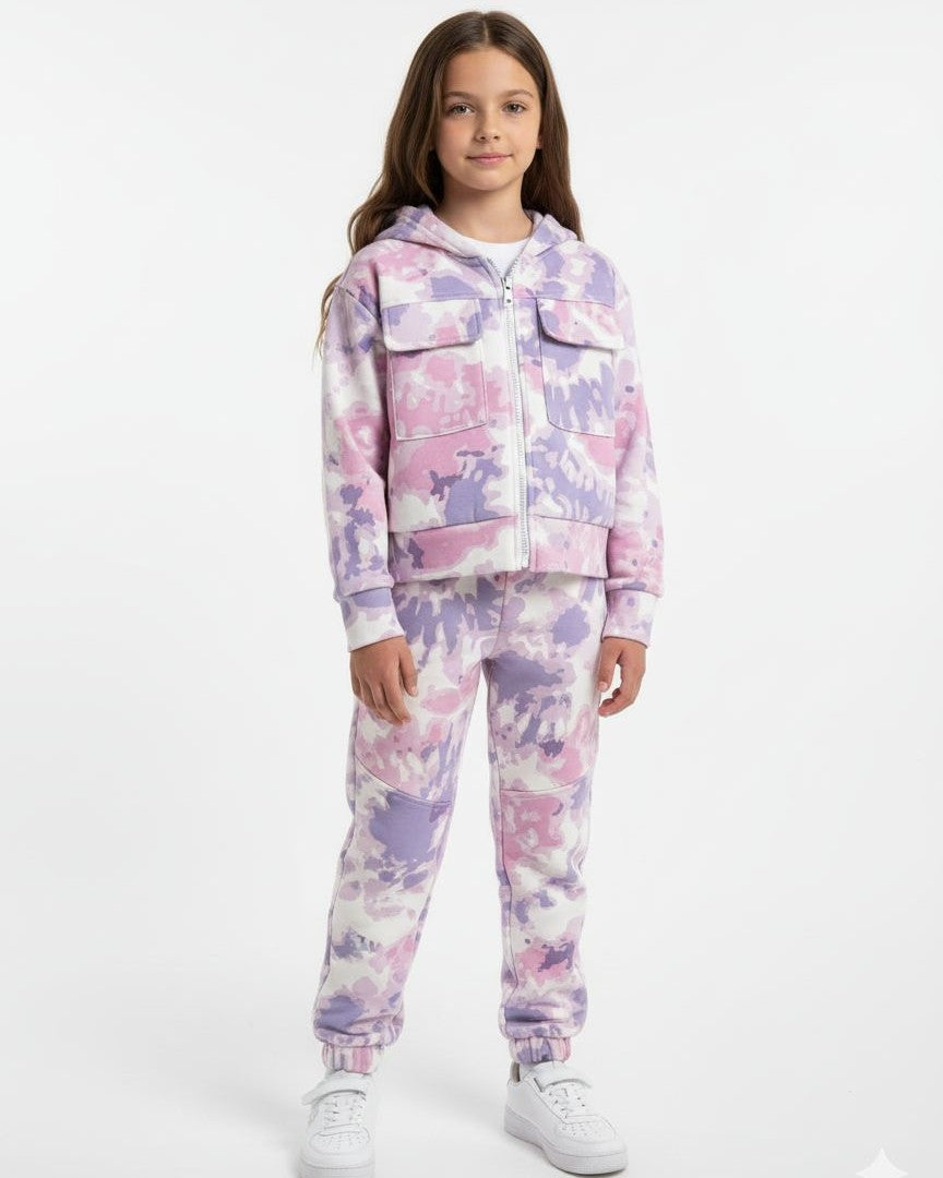 (Set) Tie-dye COTTON SWEATSHIRT & JOGGER