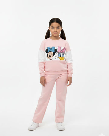 DISNEY HEAVY COTTON SWEATSHIRT & JOGGER SET