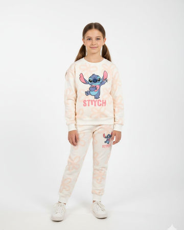 Stitch Lover HEAVY COTTON SWEATSHIRT AND JOGGER SET