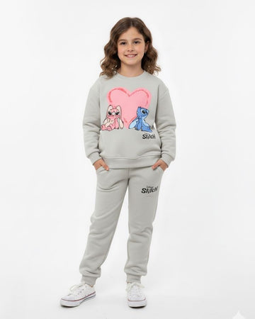 Stitch Lover HEAVY cotton sweatshirt & JOGGER SET