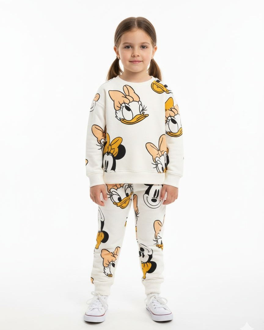 DISNEY HEAVY COTTON SWEATSHIRT AND JOGGER SET